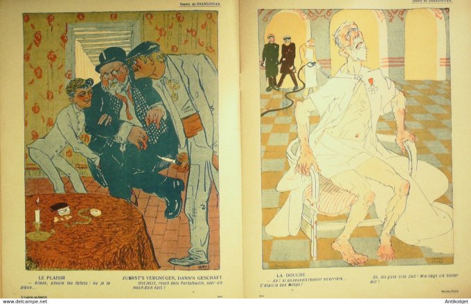 L'Assiette au beurre 1908 n°377 Hargen-Party Grandjouan Ostoya Bernard