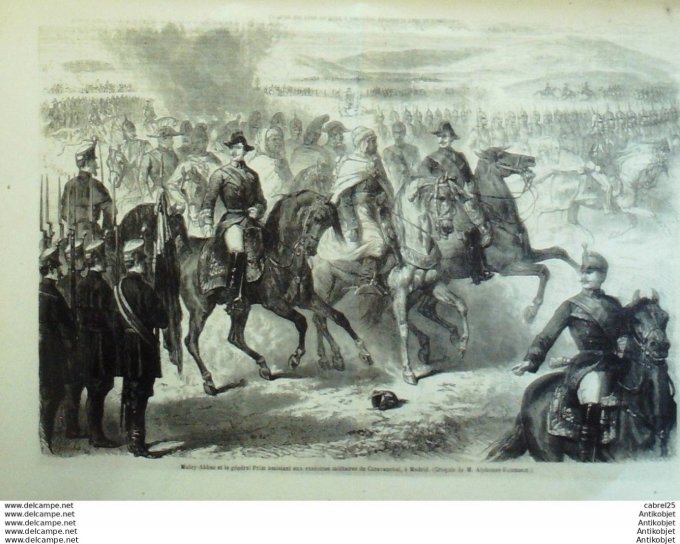 Le Monde illustré 1861 n°241 Enghien (95) Waban Algérie Constantine El Kantara Berck (62)