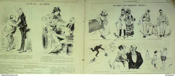 La Caricature 1883 #183 Colonel Ramollot Draner Moscovites Caran d'Ache Sorel Trock