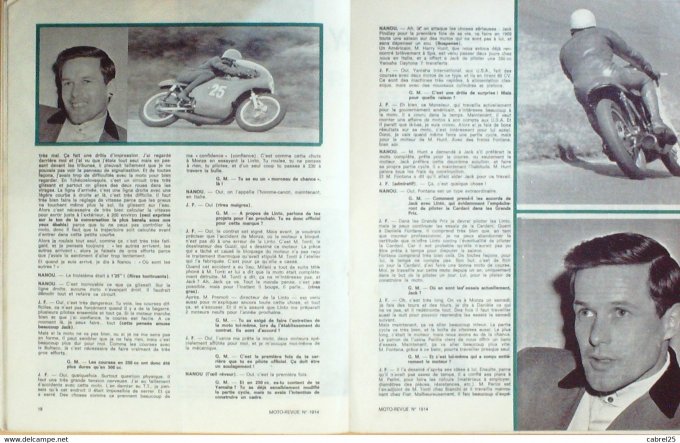 Moto Revue 1969 n° 1914 C50 Honda 1000 Jap Matchless G5 Metisse Rickman