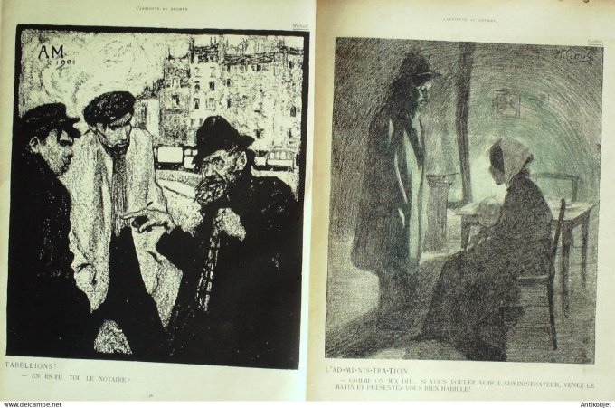 L'Assiette au beurre 1901 #   3 Toulon Souvenirs Jossot Gottolob Forain Ibels