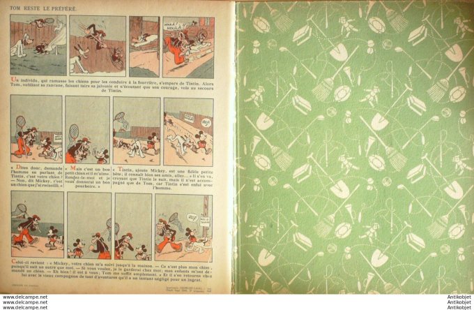 Walt Disney Mickey chez les Pirates Edit Hachette Eo 1948