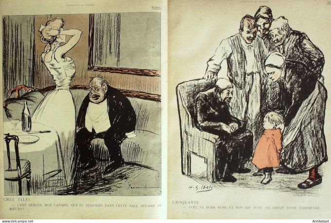 L'Assiette au beurre 1901 #   3 Toulon Souvenirs Jossot Gottolob Forain Ibels