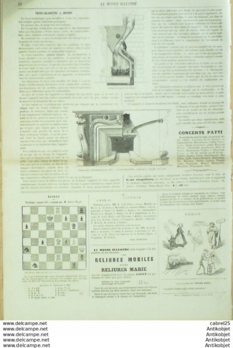 Le Monde illustré 1867 n°561 St Germain Musée Paris Pont Neuf Medoc Vendanges Skating Boulogne (92)