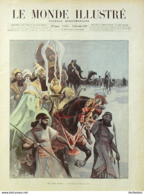 Le Monde illustré 1898 n°2177 Penmarc'h (29) Oeuvre Vicaire Geoffroy de Montesquiou Desrousseaux