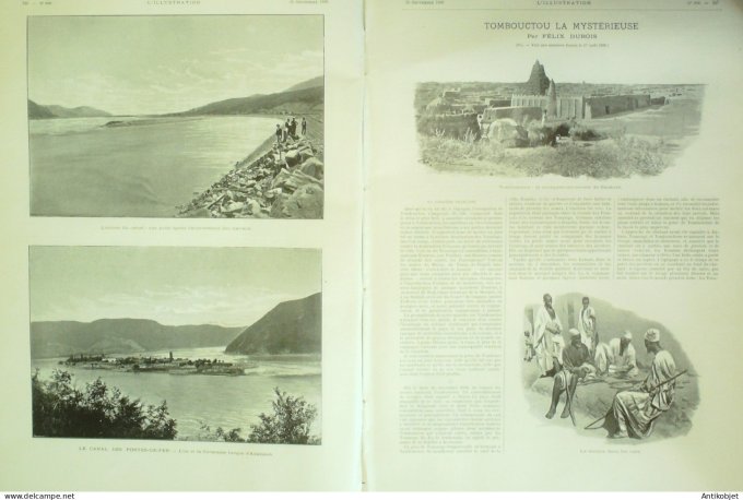 L'illustration 1896 n°2796 Mali Tombouctou Sankoré Sidi Yahia Turquie Andakaleh Szalai Perse Téhéran