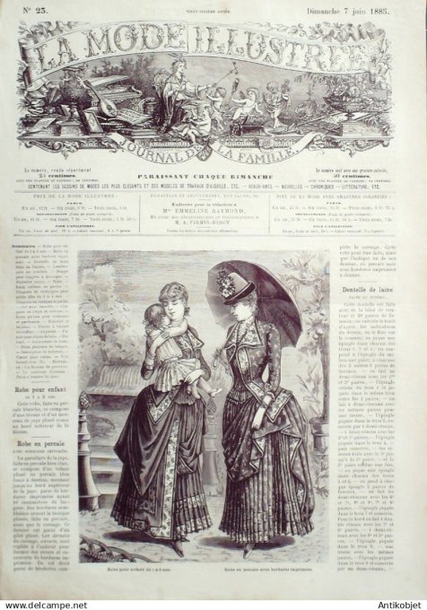 Mode illustree 1885 Lot de 10 journaux