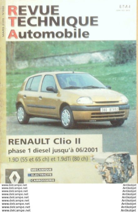 R.T Automobile Renault Clio II   # 659