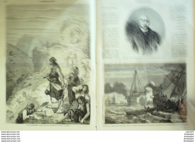 Le Monde illustré 1861 n°240 Montenegro Albanie Maroc Kogja Percepteur Lyon (69) Nemours (77)
