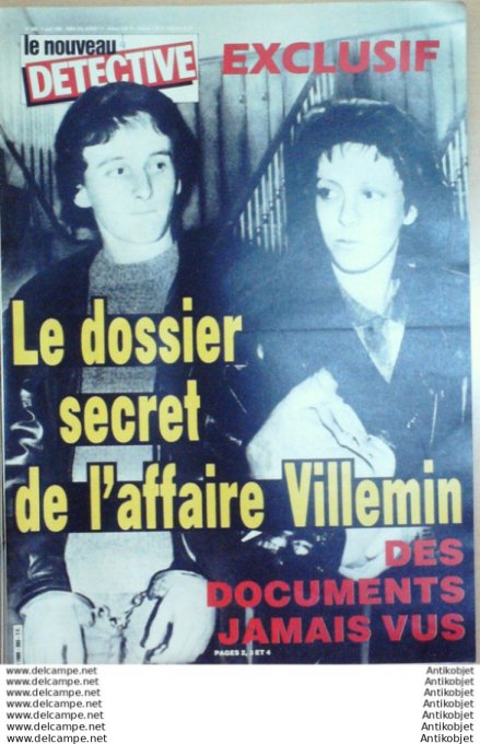 Détective 1986 # 203 Bethune Roye Maubeuge Epinal Affaire Grégory Villemin
