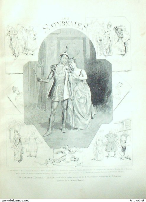 Le Monde illustré 1887 n°1592 Vexaincourt (88) Vincennes (94) Ch.de fer chiens de guerre