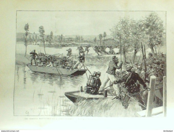 Le Monde illustré 1887 n°1592 Vexaincourt (88) Vincennes (94) Ch.de fer chiens de guerre