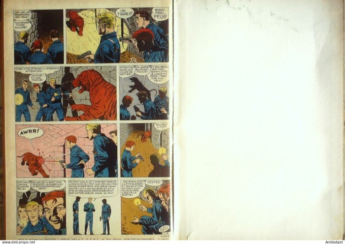 Album Spirou 60 Dupuis (n°977-988) 1957 (03-01 au 21-03) Eo Complet