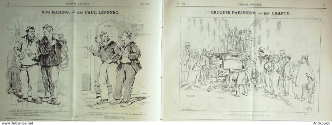 Le Journal Amusant 1889 # 1700 Belle maman Victorien Sardou et Deslandes par Stop
