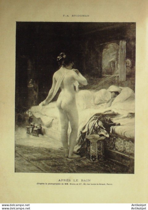Gil Blas 1894 n°34 G.COURTELINE H.VEYRET M.BOUKAY ThéoPHILE GAUTIER F.A.BRIDGMAN