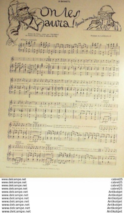 La Baionnette 1916 # 077 (On Les Aura) Fabiano Toche Jobbe Duval Fleurac