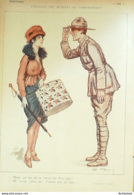 Fantasio 289 1919 Gerbault Vallee Romano Spinelly Napierkowska LorenziDony