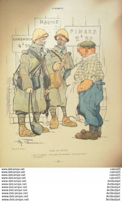 La Baionnette 1916 # 077 (On Les Aura) Fabiano Toche Jobbe Duval Fleurac