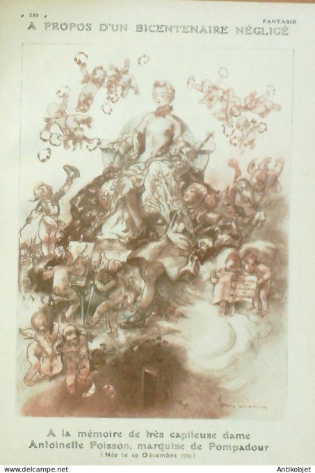 Fantasio 358 1922 Guillaume Bonnotte Jane Renouardt Poisson Mistinguett