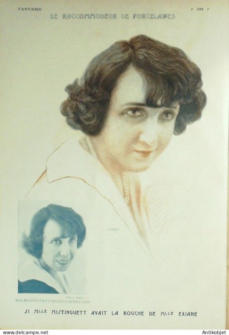 Fantasio 358 1922 Guillaume Bonnotte Jane Renouardt Poisson Mistinguett