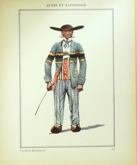 Nouvelle-Aquitaine Aunis (17) Saintonge Vieillard Saintongeais 1920 9