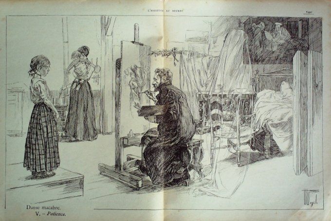 L'Assiette au beurre 1901 #   9 Le Châtiment Loi militaire en Angleterre Jossot Villon