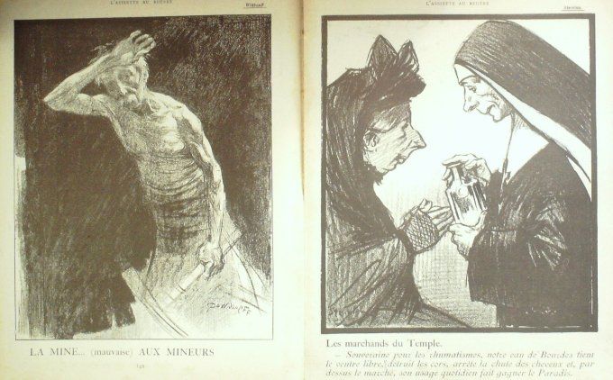 L'Assiette au beurre 1901 #   9 Le Châtiment Loi militaire en Angleterre Jossot Villon