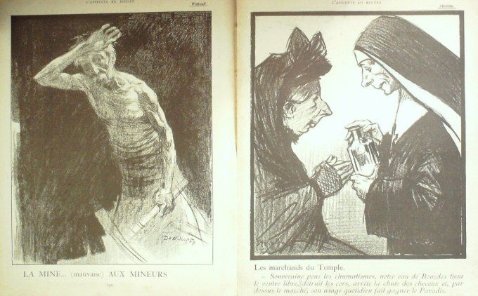 L'Assiette au beurre 1901 n°  9 Le Châtiment Loi militaire en Angleterre Jossot Villon