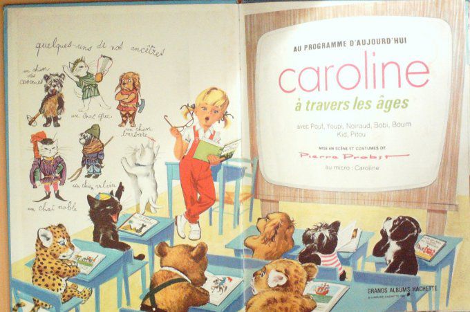 Bd CAROLINE à TRAVERS les AGES-Illustrations PROBST Pierre-Eo 1966