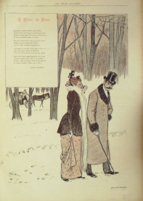 Marsolleau Louis Promenade illustration Steinlen 1899