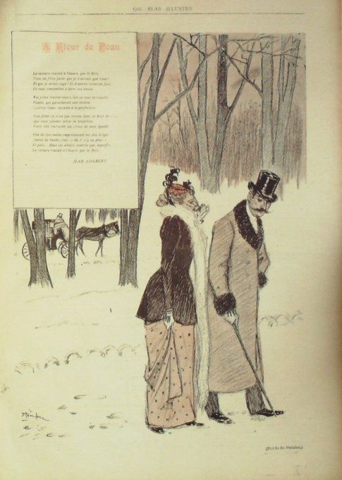 Ajalbert Jean A fleur de peau illustration Steinlen 1895