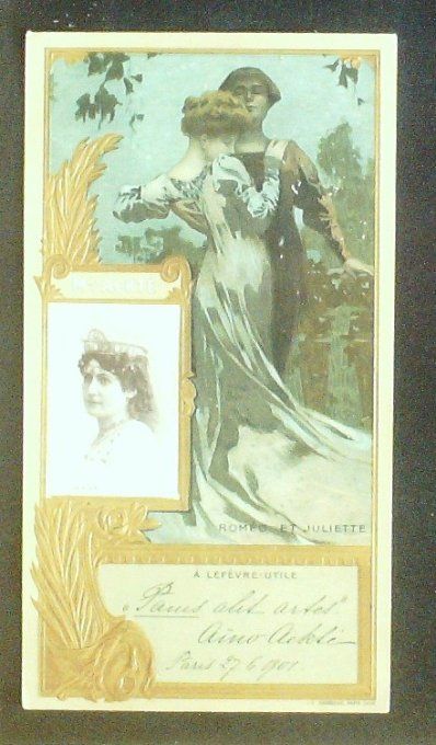 Lefèvre Utile LU Ackté Aino Personnage Célèbre Soprane lyrique 1900