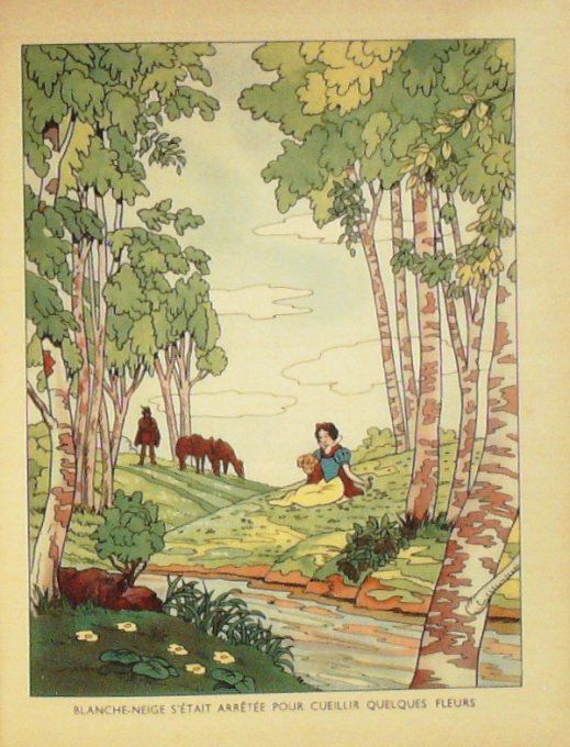 Bd WALT DISNEY-BLANCHE NEIGE et les SEPT NAINS (Hachette) Eo 1939