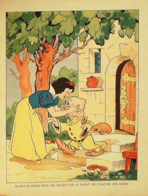 Bd WALT DISNEY-BLANCHE NEIGE et les SEPT NAINS (Hachette) Eo 1939