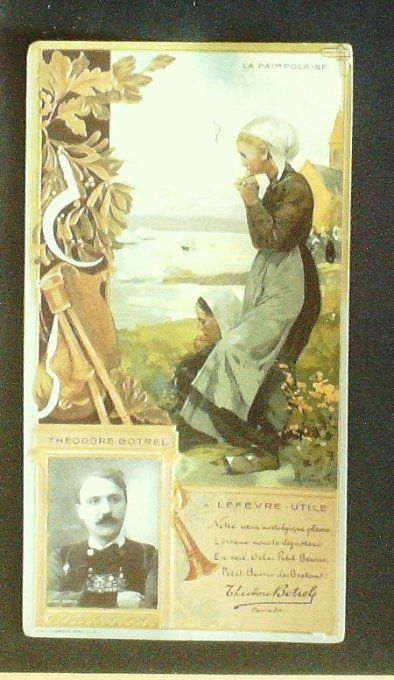 Lefèvre Utile LU Botrel Théodore Personnage Célèbre Compositeur 1900