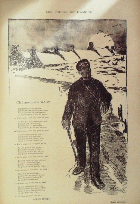 Doucet Jérôme Chanson d'amour illustration Steinlen 1901