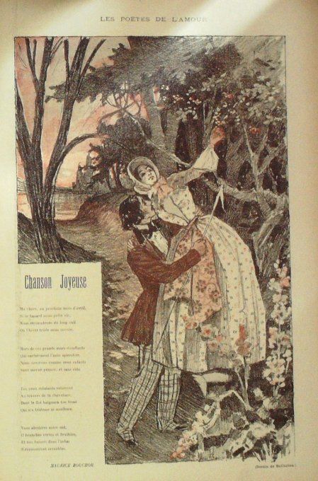 Bouchor Maurice Chanson joyeuse illustration Balluriau Paul 1892