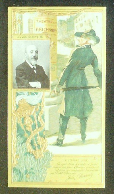 Lefèvre Utile LU Clarétie Jules Personnage Célèbre Romancier 1900