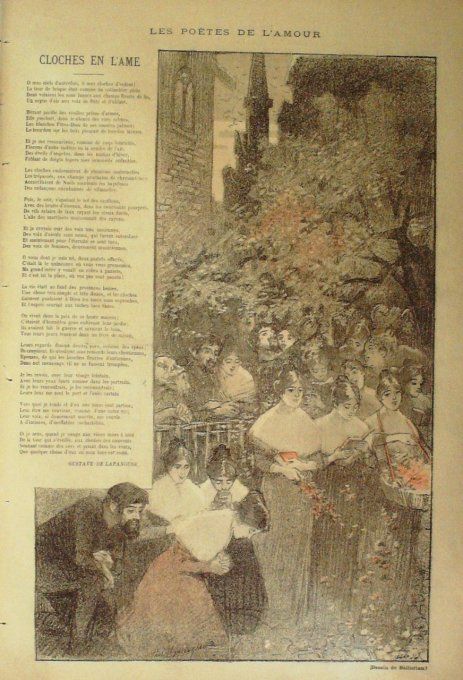 De Lapanouse Gustave Cloches en l'âme illustration Balluriau Paul 1893