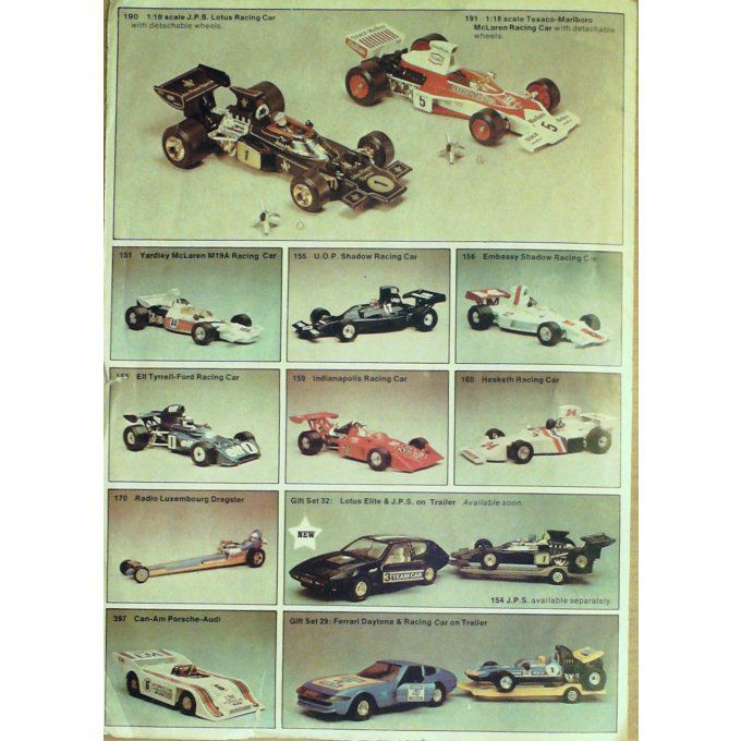 Catalogue CORGI miniatures 1975