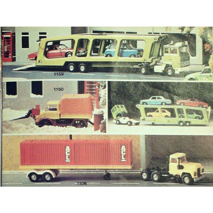 Catalogue CORGI miniatures 1977