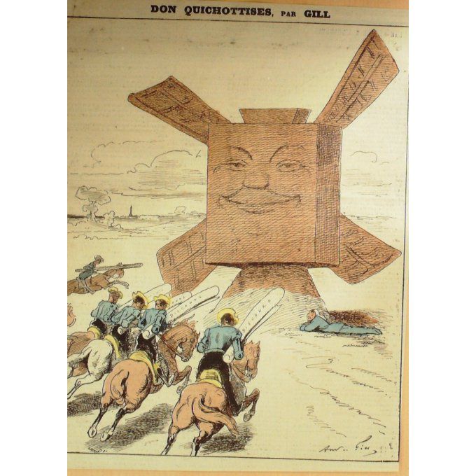 Gill André Don Quichottises 1870