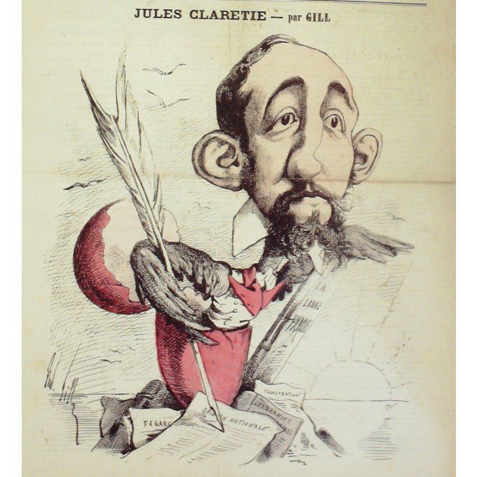 Gill André Jules Claretie 1868