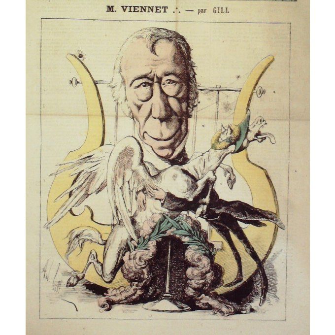 Gill André Jean Pons Viennet Politique 1870