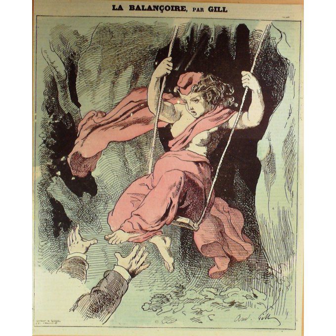 Gill André La Balancoire 1878