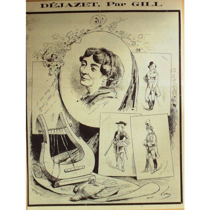 Gill André Dejazet Théâtre 1878