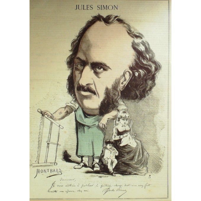 MONTBARD-JULES SIMON Philosophe-1868-D115