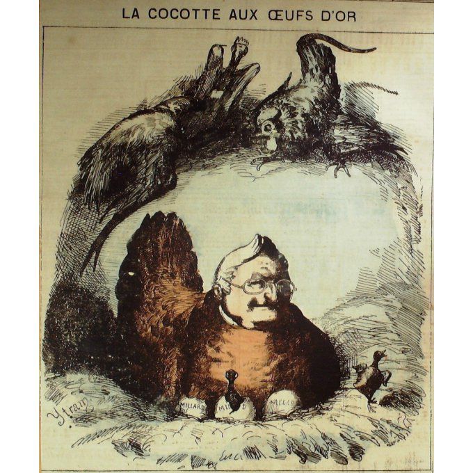 YTRAM-LA COCOTTE aux OEUFS D'OR-1868-D119