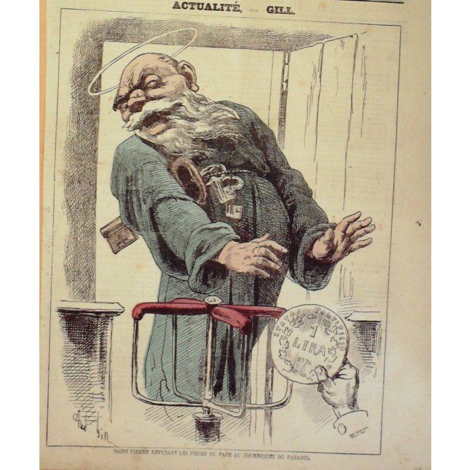 Gill André Saint Pierre Au Tourniquet Du Paradis 1870