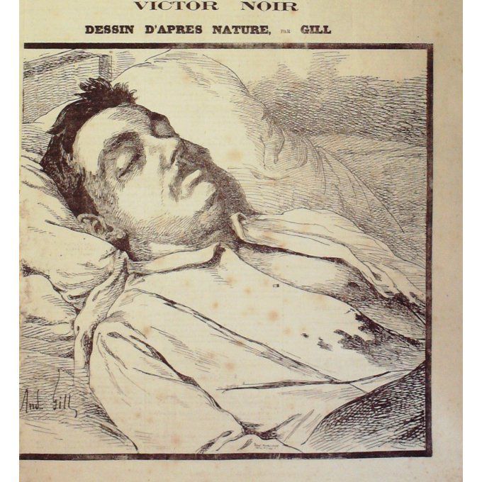 Gill André Victor Noir D'après Nature 1870